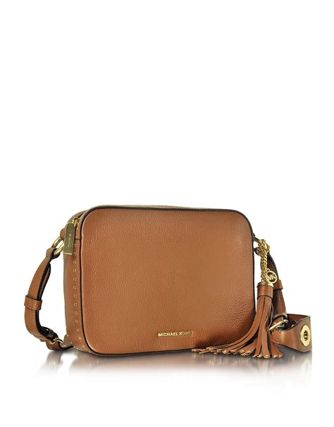 michael kors large brooklyn leather camera bag|brooklyn large leather shoulder bag.